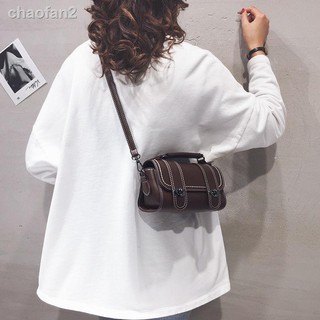 ▥2021ins net red retro messenger small square bag western style wild pillow bag portable messenger f