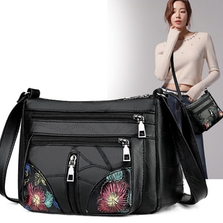 Black Sling bags Women's Bags shoulder backpack Sling fashion PU leather mini Quality Korean style