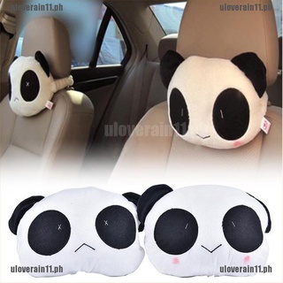 [uloverain11]1pc Cute Car Neck Panda Pillow Headrest Neck Rest Support Cush