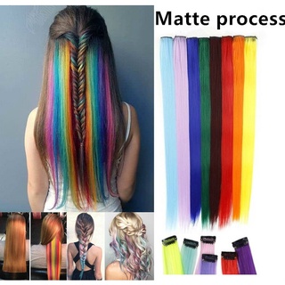39 Colors Hair Extension Hair Straight extension braid Invisible Natural Hair Extension Patch Seamless Wig Piece Dye Long Straight Wig Piece Female Long Hair Hanging Ears Extension Blonde