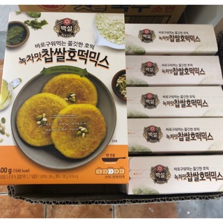 Korean pan cake mix (green tea) 400g