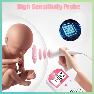 【Available】Y3 Household Fetal Doppler Baby Prenatal Heart Rate Detector Home Sonar Doppler Stethosco