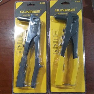 Sunrise Heavy-duty Riveter with 4 nose and wrench. Size 3/32, 1/8, 5/32, 3/16.