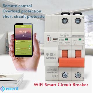 bJdi WIFI Circuit Breaker Timer Remote Control with Overload and Overvoltage/Undervoltage Protection