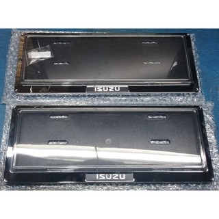 Isuzu Deflector License Plate Cover Protector Pair