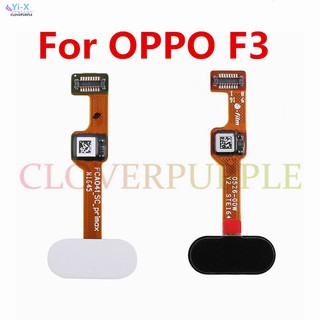 Fingerprint For OPPO F3 Home Button Sensor Flex Cable Home Key Button Scanner Sensor Touch ID Part