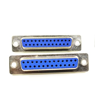 Solid Pin DB25 Male Female Connector 25 Pin Plug Head Plastic Shell RS232 Serial Port (3)