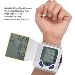 Health Care Automatic LCD Digital Wrist Blood Pressure Monitor for Measuring Heart Beat And Pulse Ra