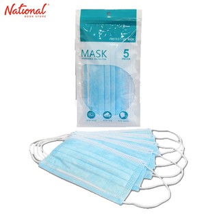 Face Mask Surgical 3-Ply Disposable 5Pcs/Pack