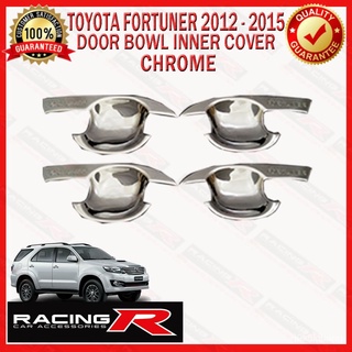 Toyota Fortuner 2012 to 2015 Door Bowl Inner Garnish Cover Chrome 2012 2013 2014 2015