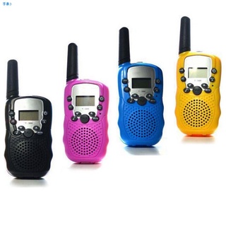 ✌♤2pcs/set of children's toy walkie talkie two way radio UHF remote handheld transceiver kids radio