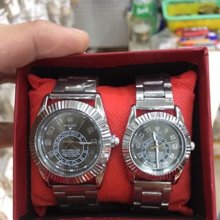 Rolex couple watch stainless steel watch 2pcs