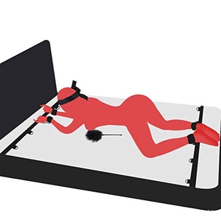 MORE Sex Fun SM GAME BDSM Bondage Under Bed Kit Rope Handcuffs Bondage SM Set Restraints Chastity Wr