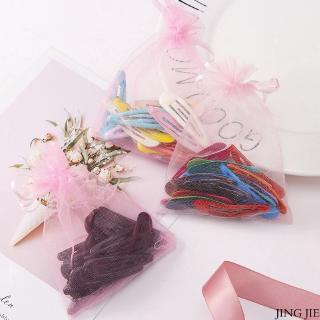 Fashion Korean Girl Candy Water Drop Hair Clips Baby Kids Children Girl Metal BB Hairpin Hair Accessories With Bag Ready Stock (7)
