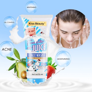 Kiss Beauty Face Wash Cleanser Gentle Skin Scrub Facial Cleanser Moisturizing Deep Clean 1188-03