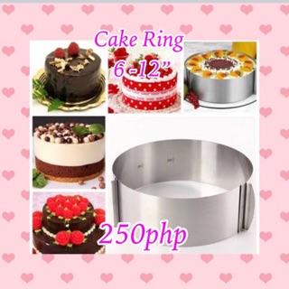 Cake Ring Adjustable to 12”
