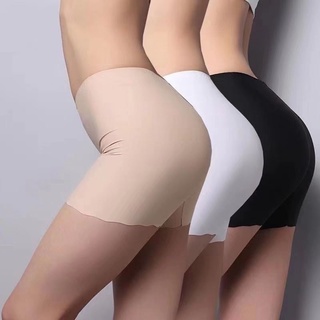 Fashion Comfortable Breathable Mid Waist Women Ice Silk Safety Pants