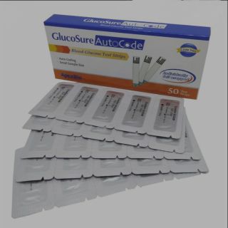 Glucosure Autocode Glucose Test Strips 50pcs