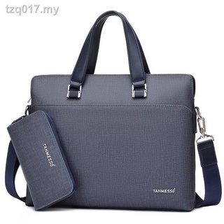 tanmesso fashion men s bag handbag A4 business bag messenger bag shoulder bag briefcase men s bag ba