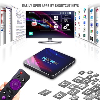 H96 Android 11.0 Bluetooth TV BOX 2.4G&5G Wifi 16G 32G 64G 4k 3D Bluetooth TV receiver Smart Media p