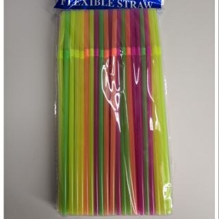100pcs/pack color straw