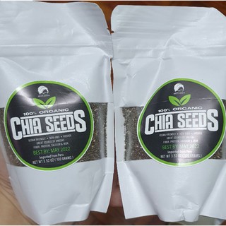 Imported Organic Chia Seeds 100 Grams Per Pack