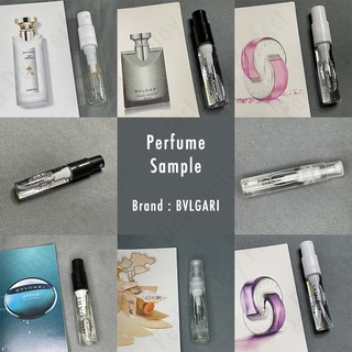 「Perfume Sample」Bvlgari Perfume Collection（6 Fragrances）2ML
