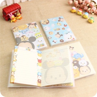 Tsum Tsum Notebook W/ Plastic Cover
