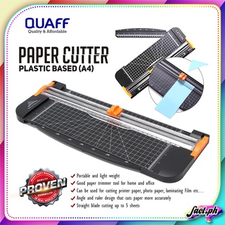 Plastic Base Paper Cutter A4 Size , Sliding Paper Cutter