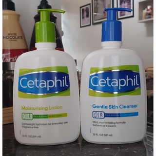Authentic CETAPHIL Moisturizing Lotion and Skin Cleanser - 591ml Made in Canada