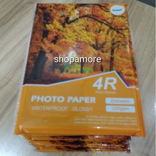 12 packs Quaff 4R Photo Paper 230gsm