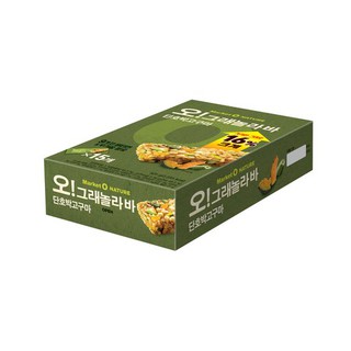 T1DS Korea Market O Granola Bar Sweet Potato Pumpkin 35g x 15ea