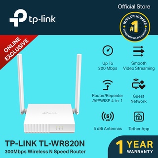 Spot segundo (Online Exclusive) TP-Link TL-WR820N 300Mbps Multi-Mode Wi-Fi Router Wireless N Speed R