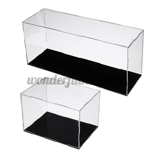 Acrylic Display Box Show Self-Assembly Model Protection Case Clear Dustproof (7)