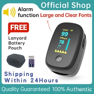 Alarm Function Finger Pulse Oximeter OLED Blood Oxygen Saturation Monitor Fingertip SPO2 PR PI Pulse