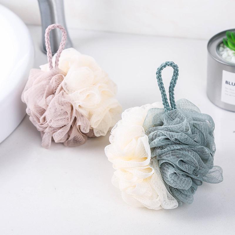 Large Dual-color Bath Flower Cleaning tool Cute