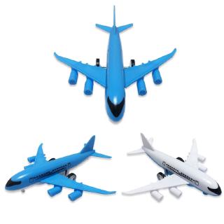 Pull Back Aircraft Inertia Toy Passenger Model Airliner Kids Gift