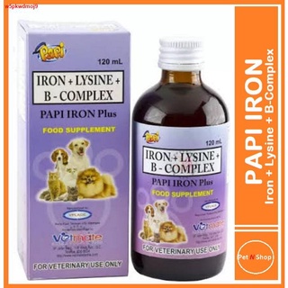 ♙❒㍿Papi Iron Plus B-Complex for Cats and Dogs