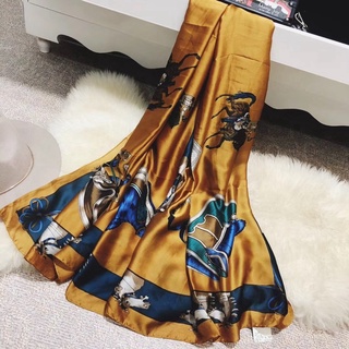 【Ready Stock】▬✎☃New counter synchronization silk scarf fashion wild out