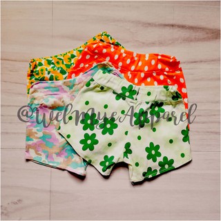 Printed Sexy Shorts for Kids, Girls Ages 3-5 years old