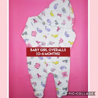 Small Wonders Baby Girl Overalls (0-6 mos)