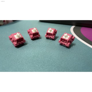 ▥❣KTT Content Wine Red Grapefruit Seasalt Peach Switch Linear Switch for Mechanical Keyboard 3 Pin 1