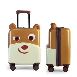18 Inch hand luggage travel kids suitcase Children carry on Rolling luggage suitcase for travel Whee