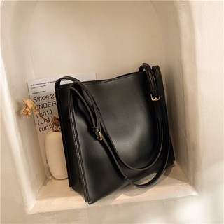 B0087 large capacity simple shoulder bag fashionable all-match tote bag