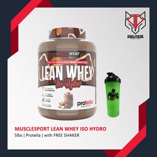 MuscleSport Lean Whey Revolution™ 5lbs with FREE SHAKER , Protein Isolate, Ripped
