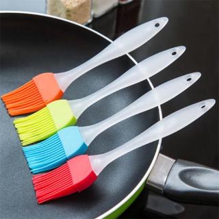 Silica Gel Brush High Temperature Baking Barbecue Brush Baking Tool Pastry BBQ Basting Silicone Oil Brush PP Handle