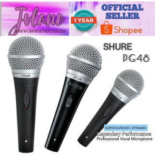 SHURE PG48 Cardioid Dynamic Professional Microphone
