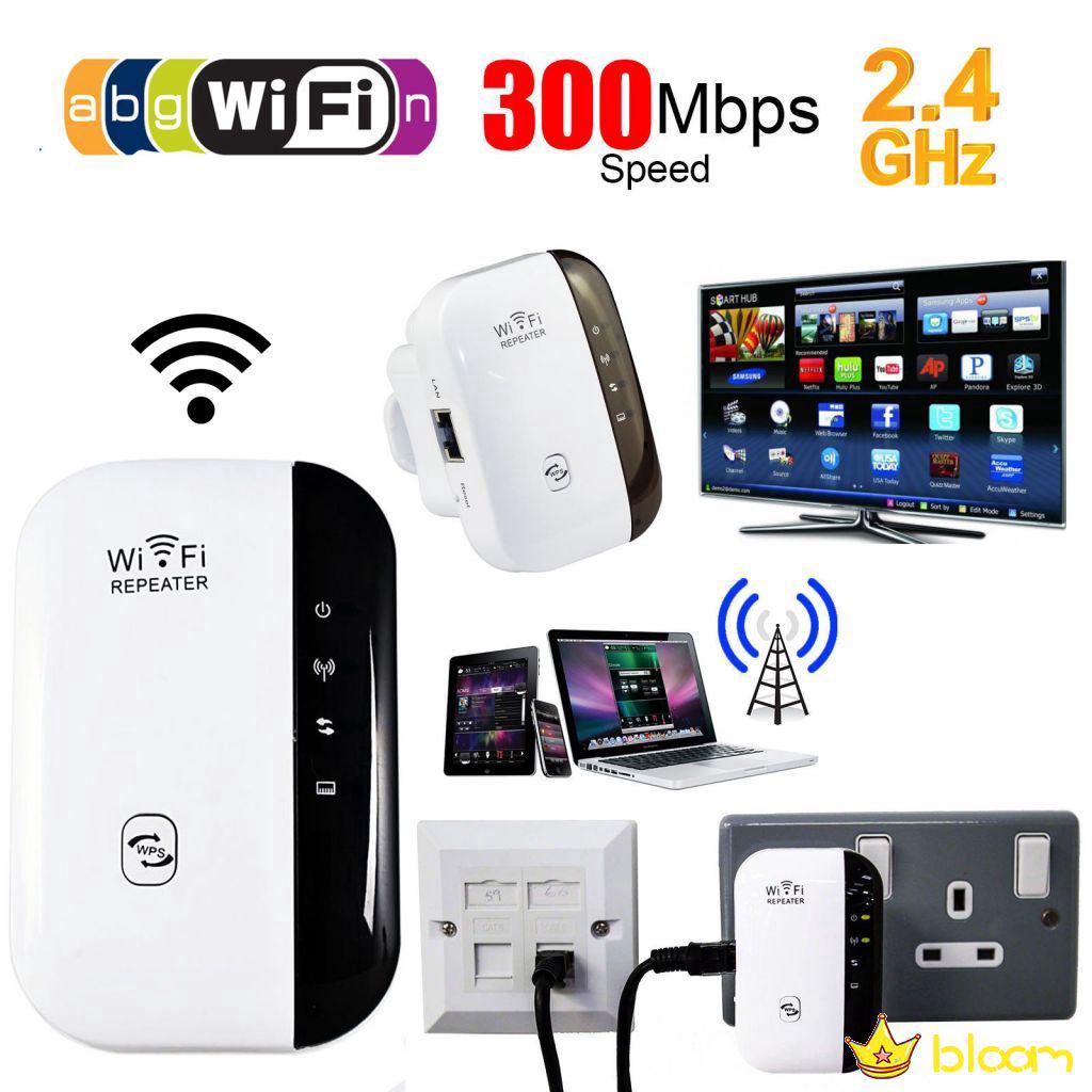 300Mbps Wifi Range Extender Wireless Booster Repeater Signal Internet Network ❤ 0rlj