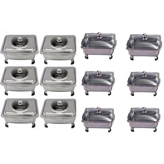 handbag ✥Abbyshi (Set of 6) Food Warmer Stainless With Cover for Catering✲