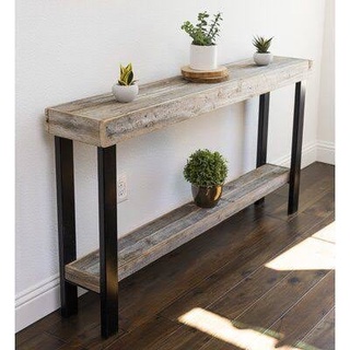 Console Table Wood FInish On Sale